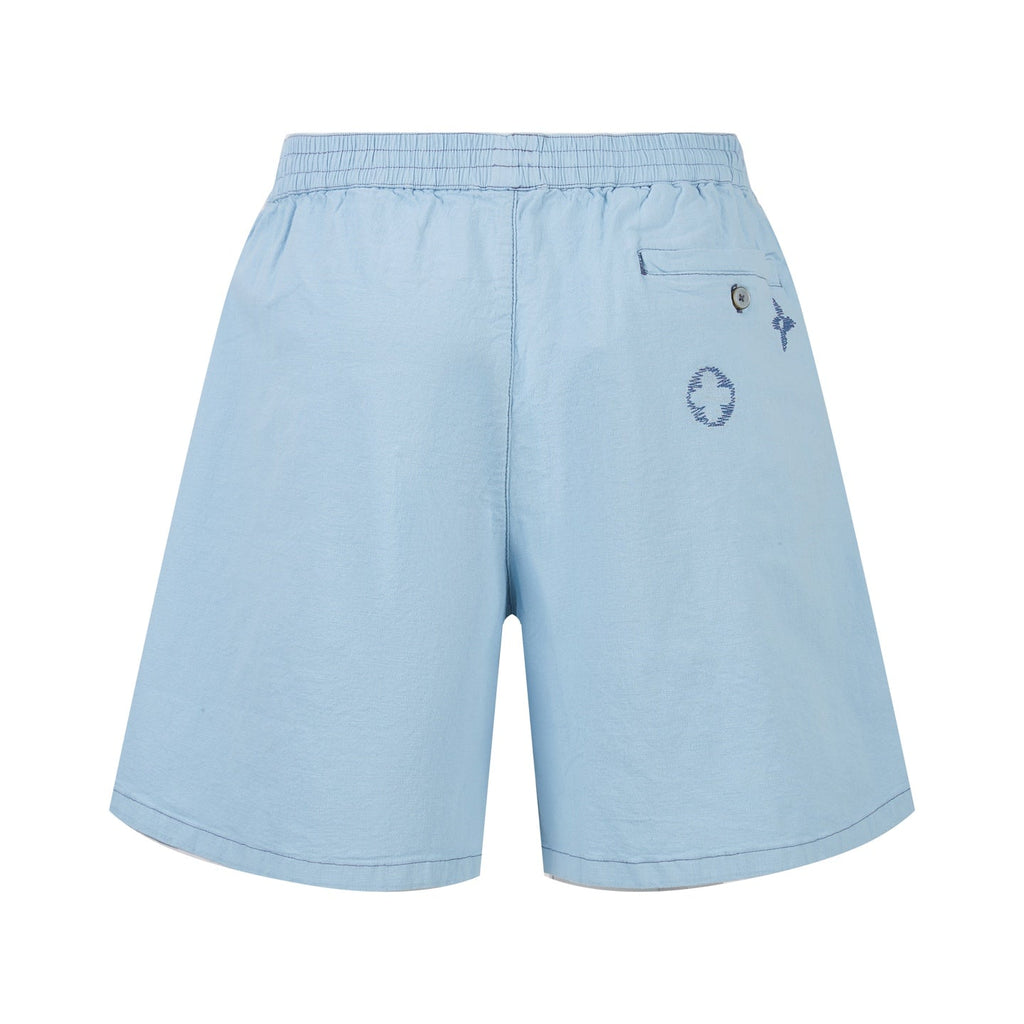 LV Cotton Embroidered Shorts