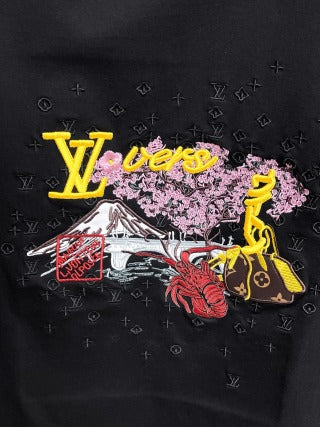 LV embroidered T-Shirt