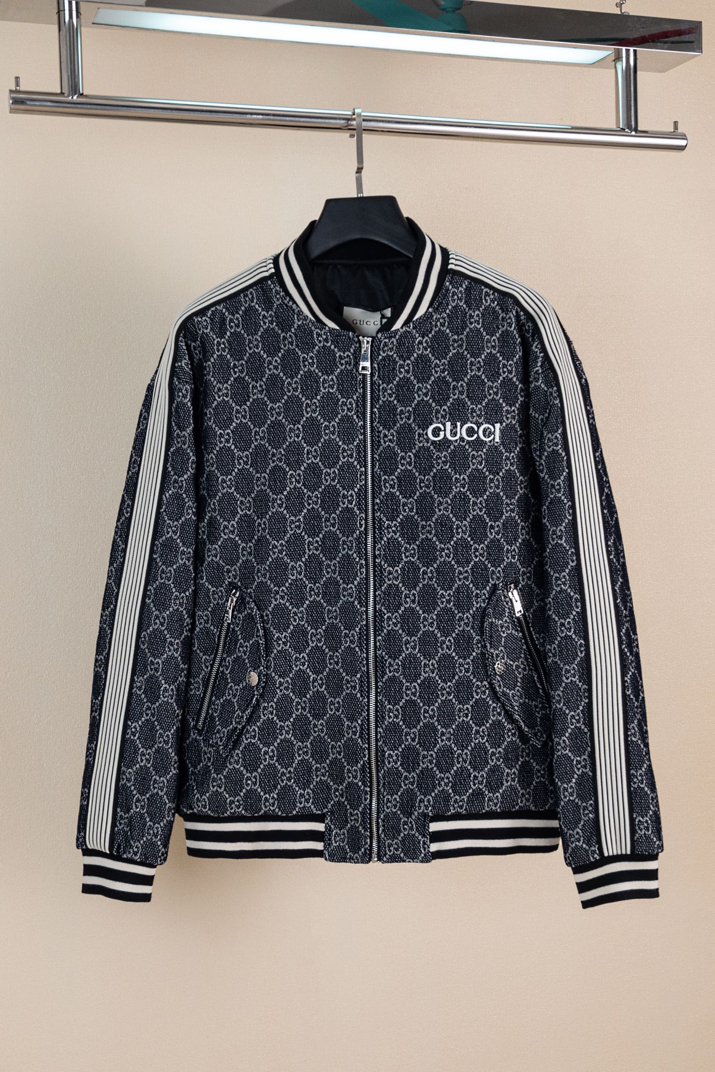 GG Monogram Embriodered Jacket
