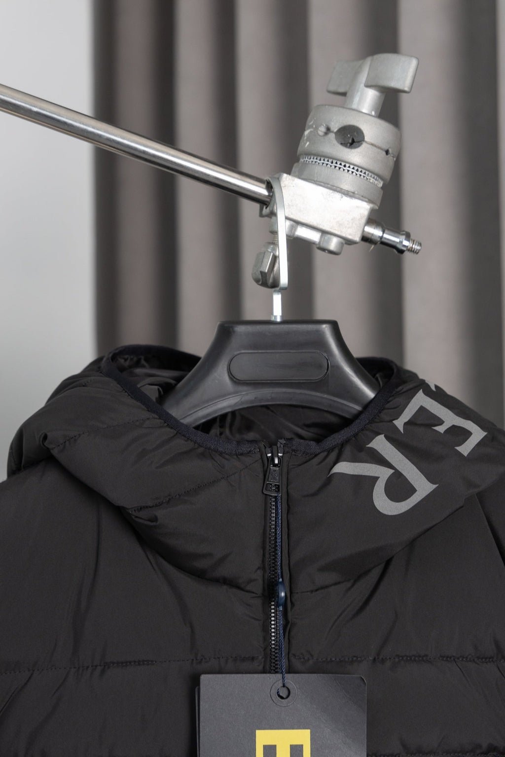 Morecler Knitted Patchwork Down Jacket