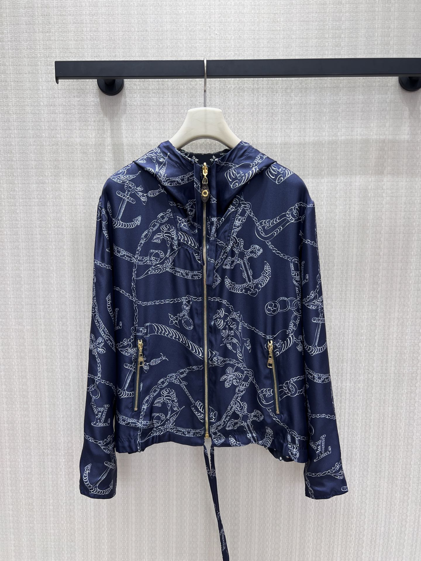 LV Nautical Print Reversible Jacket women's