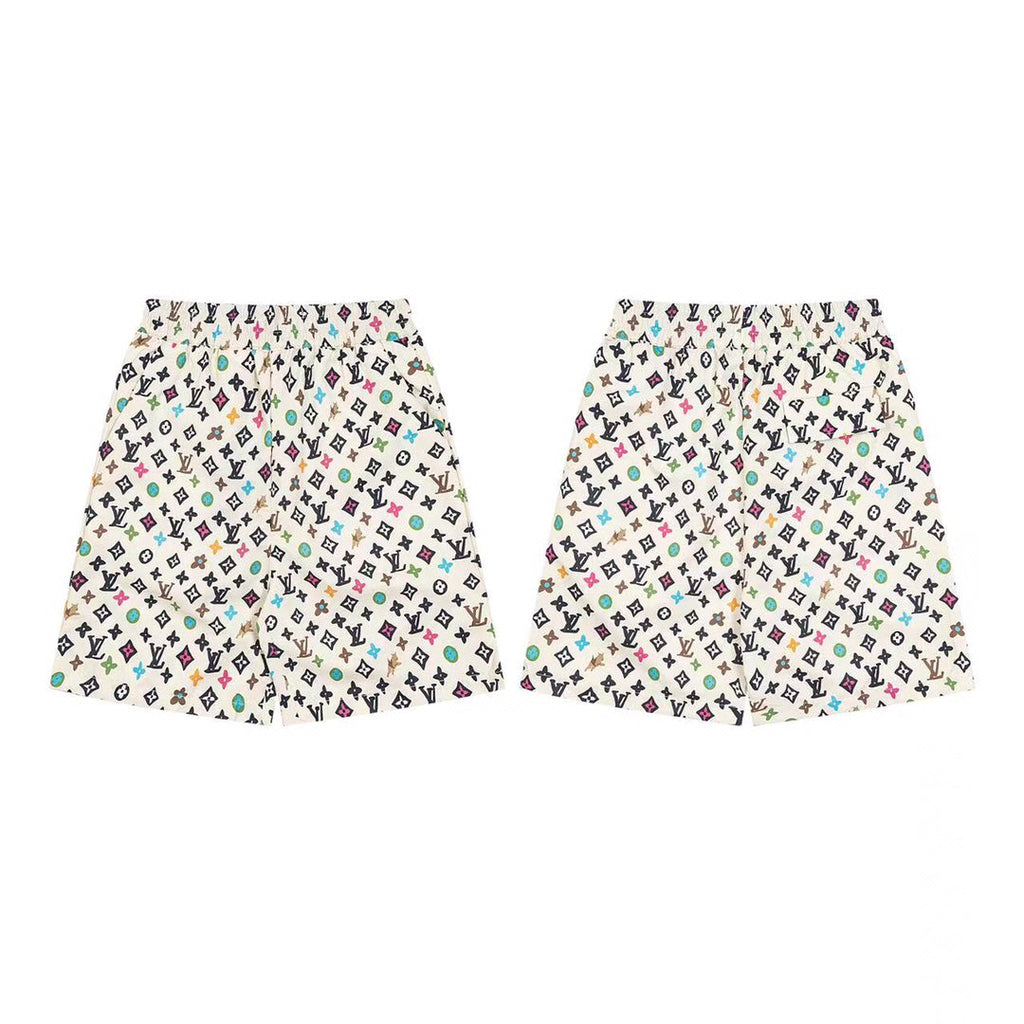 LV Mulberry Silk Shorts
