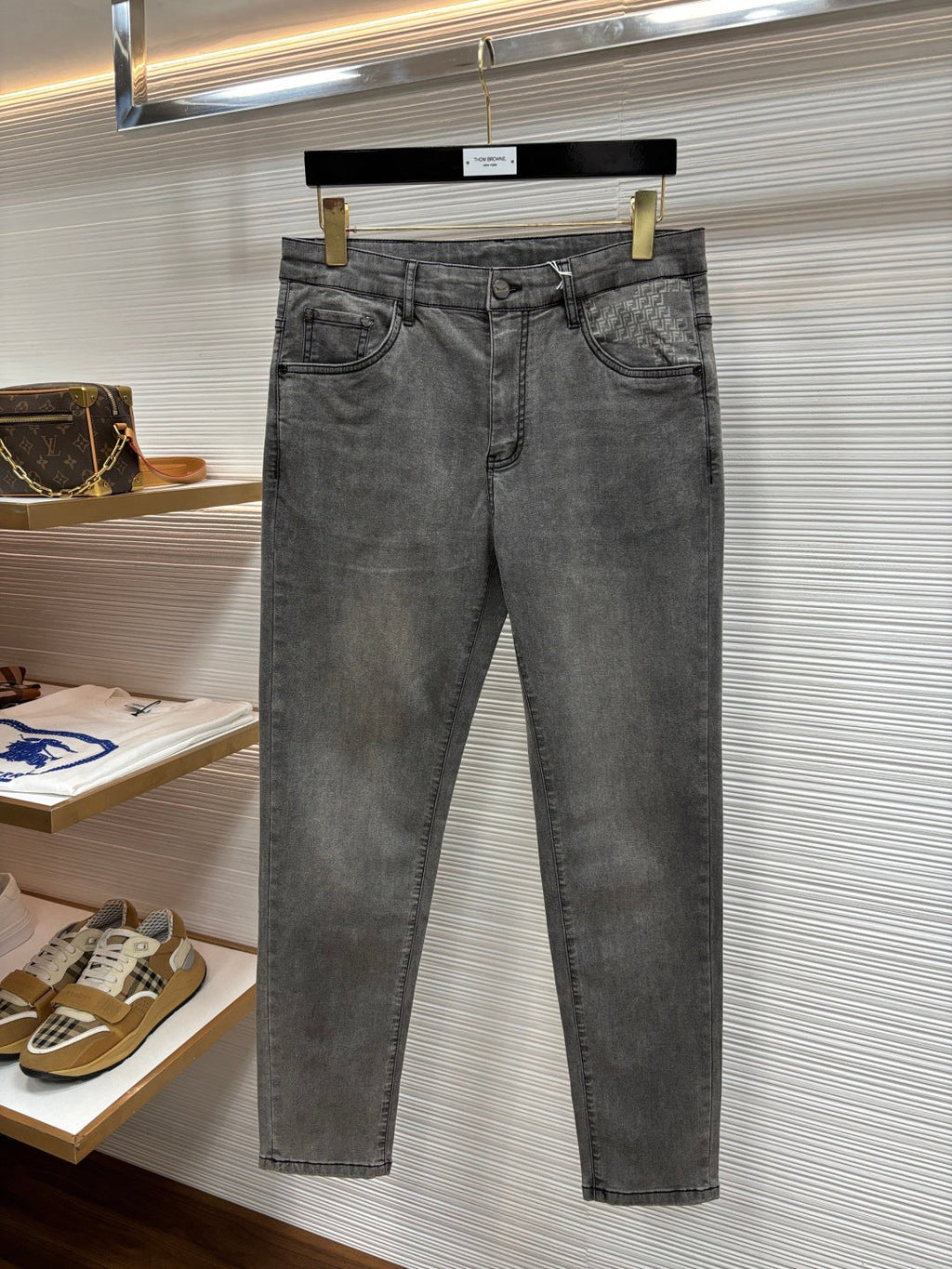 Fendi Fitted Denim Jeans