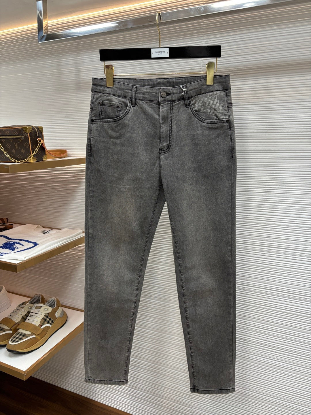 Fendi Fitted Denim Jeans