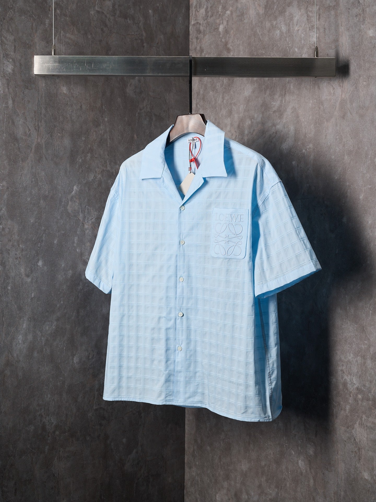 Loewe Embroidered Short Sleeve Shirt
