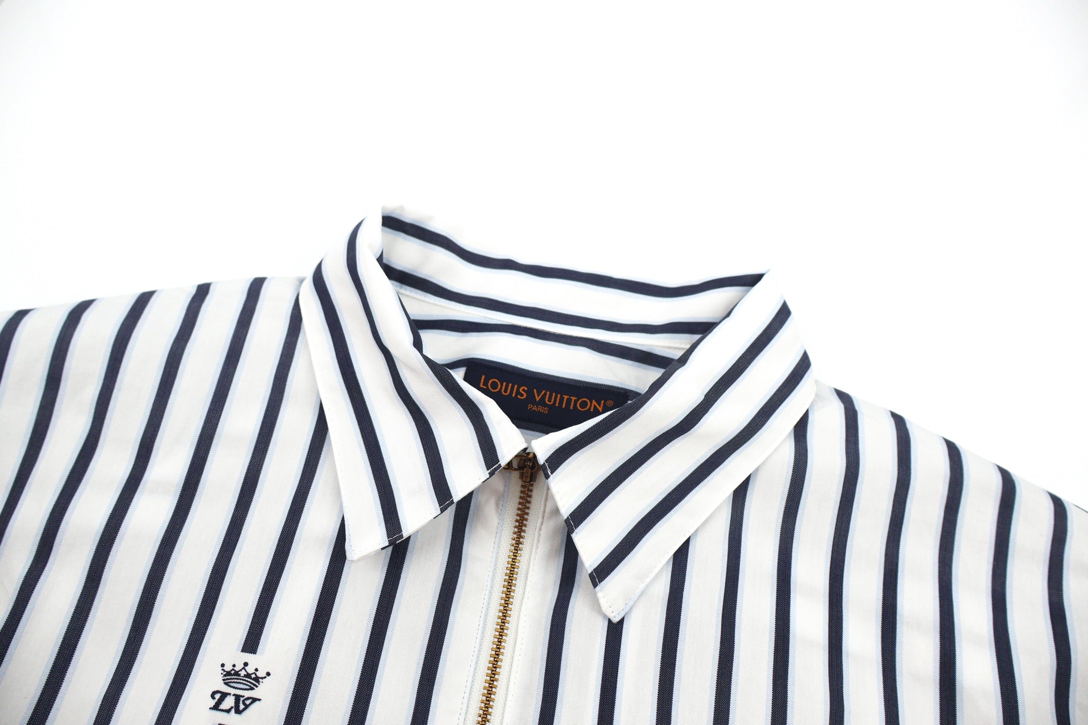 LV Striped Zipper Shirt