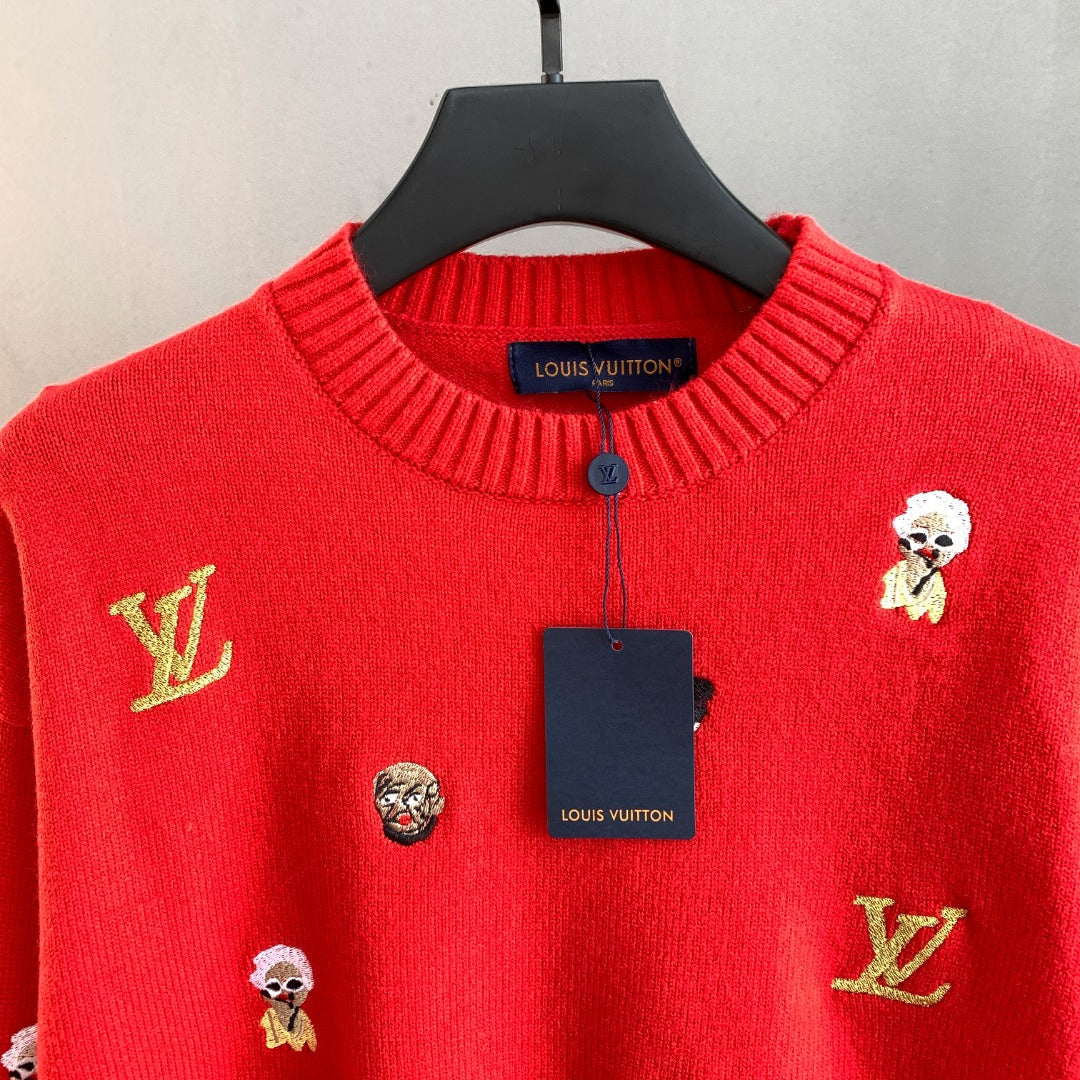 LV Jacquard Knit Sweater