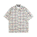 LV Print Mulberry Silk Shirt