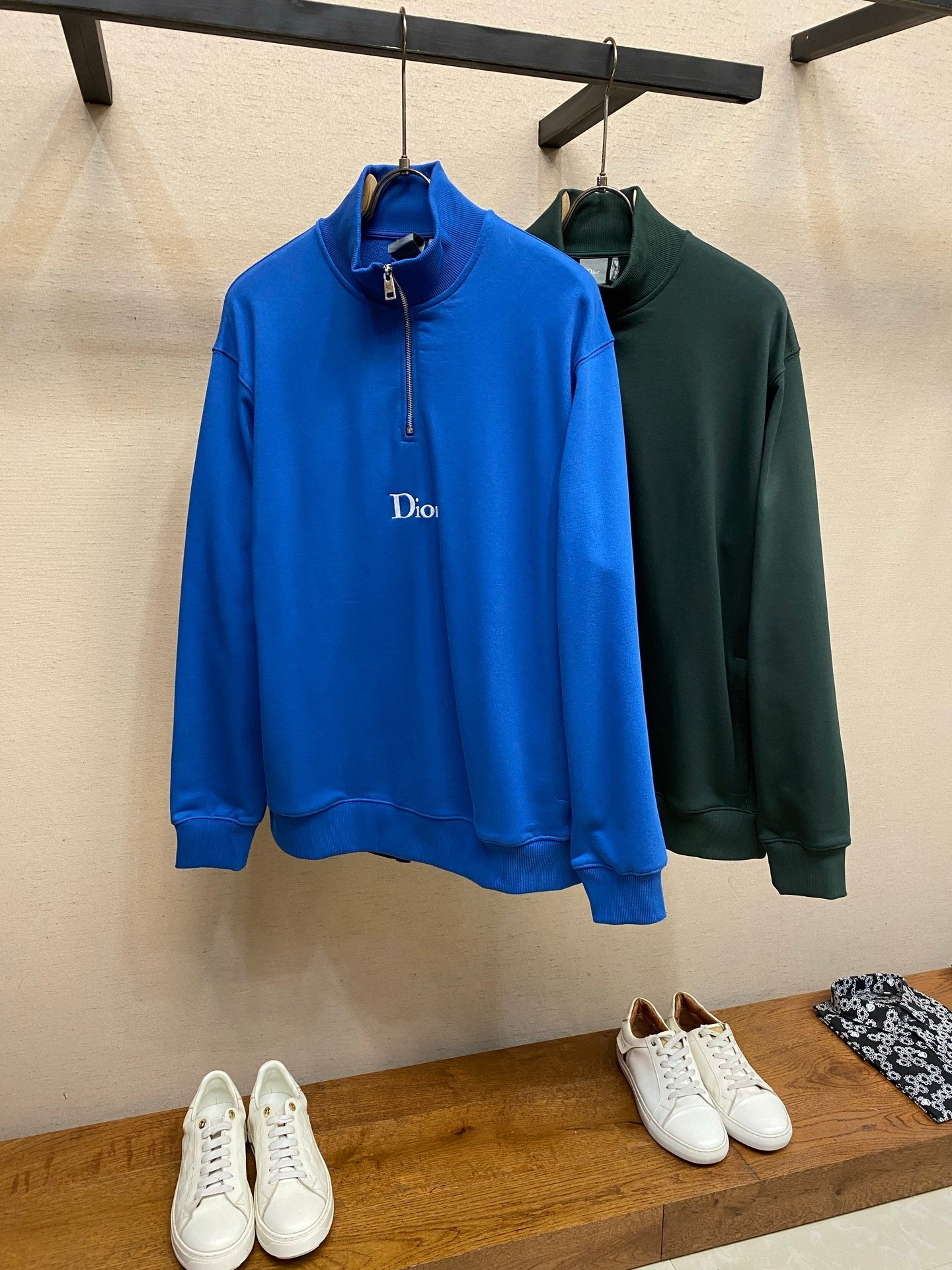 Dior Half Zipper Sweatshirt