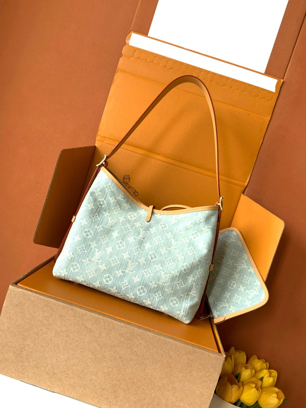 LV denim Handbag
