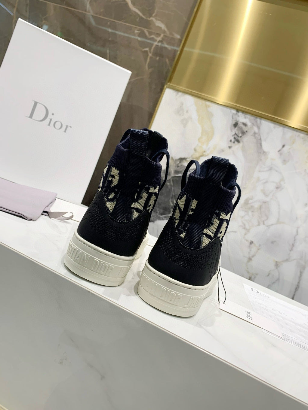 Women's Dior Knitted Sock Shoes