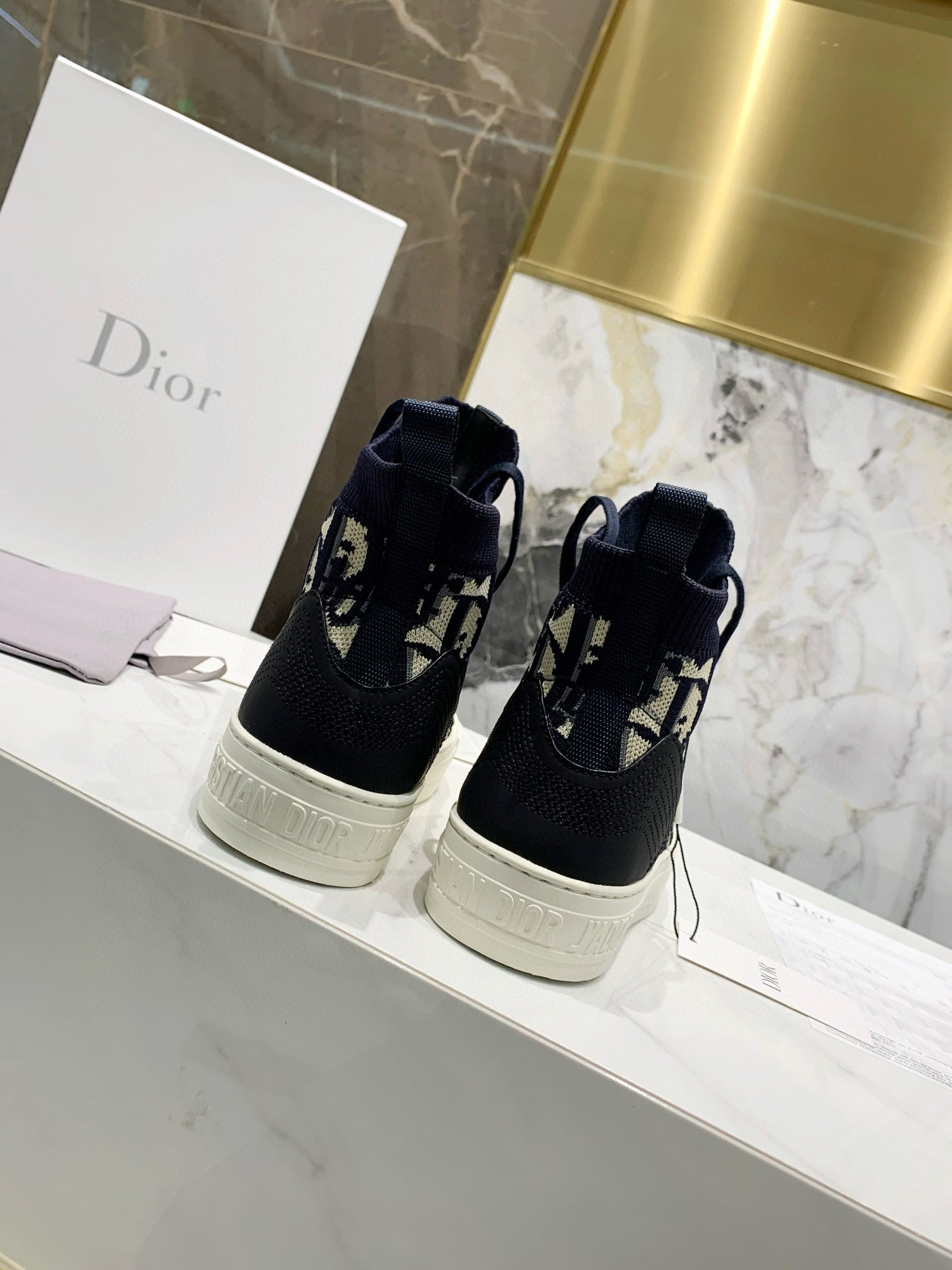 Women's Dior Knitted Sock Shoes