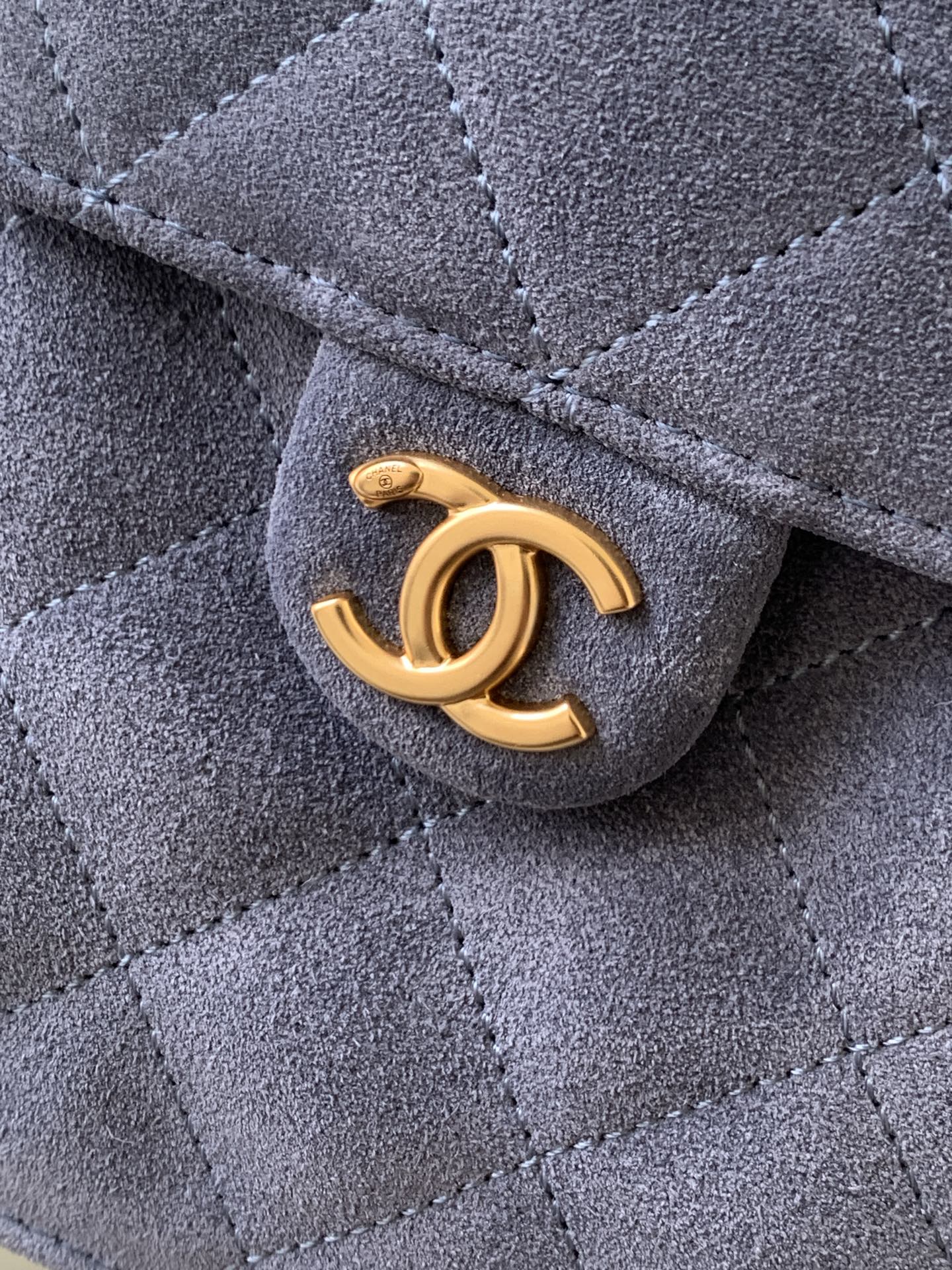 Chanel Bag with frosted Leather