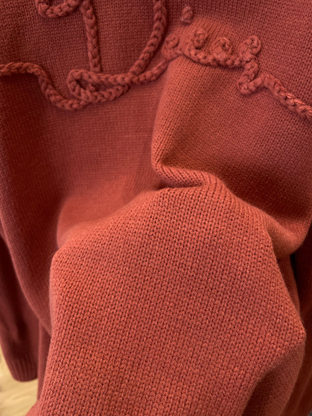Dior Embossed Letter Knit Sweater