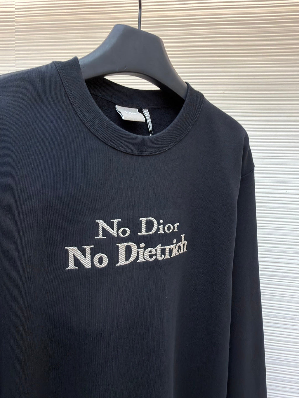 Dior Embroidered Crew Neck Sweatshirt