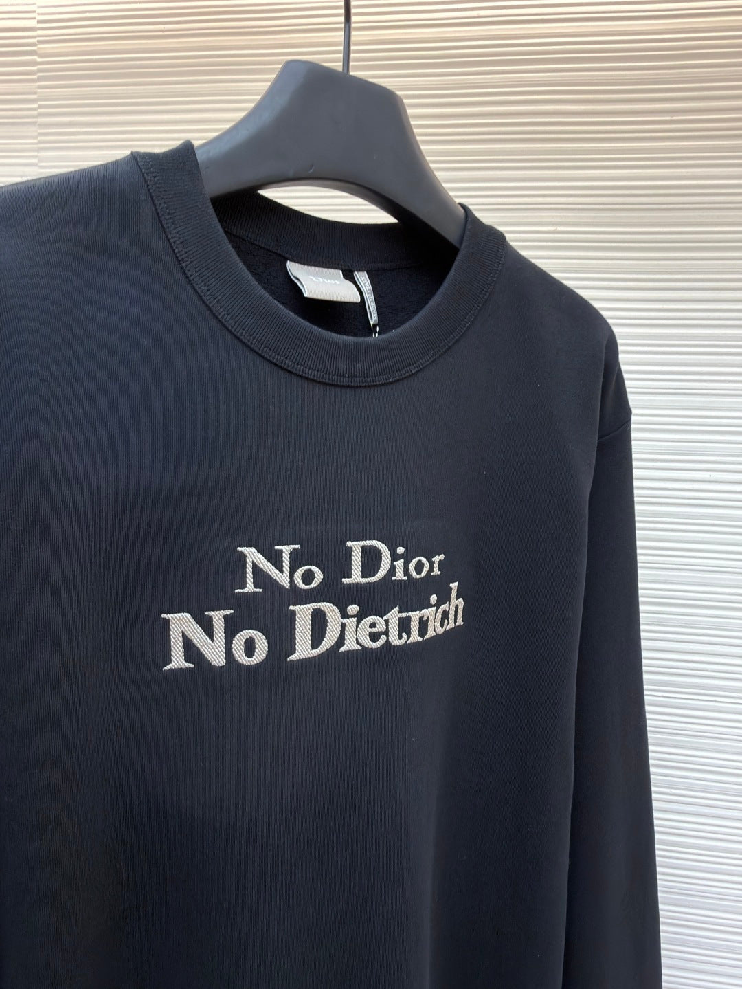Dior Embroidered Crew Neck Sweatshirt