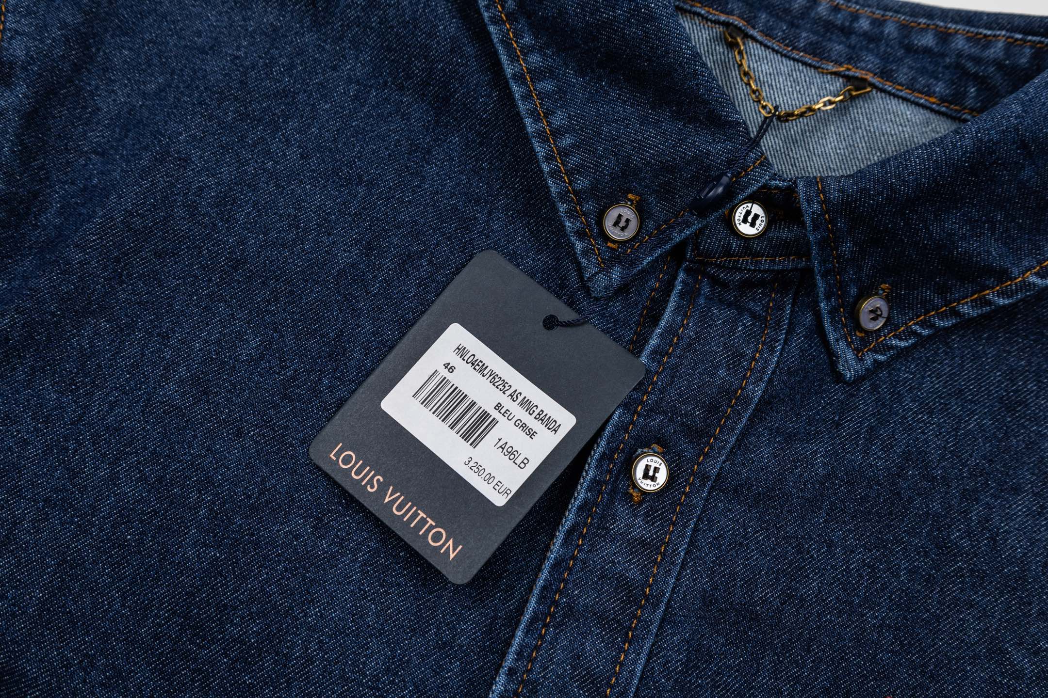 LV Denim Long Sleeve Shirt