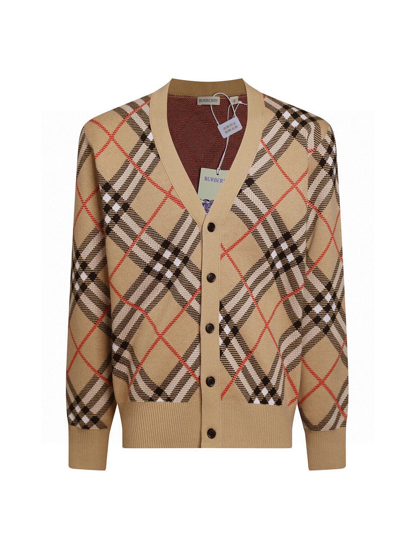Bur Classis wool Blend cardigan unisex
