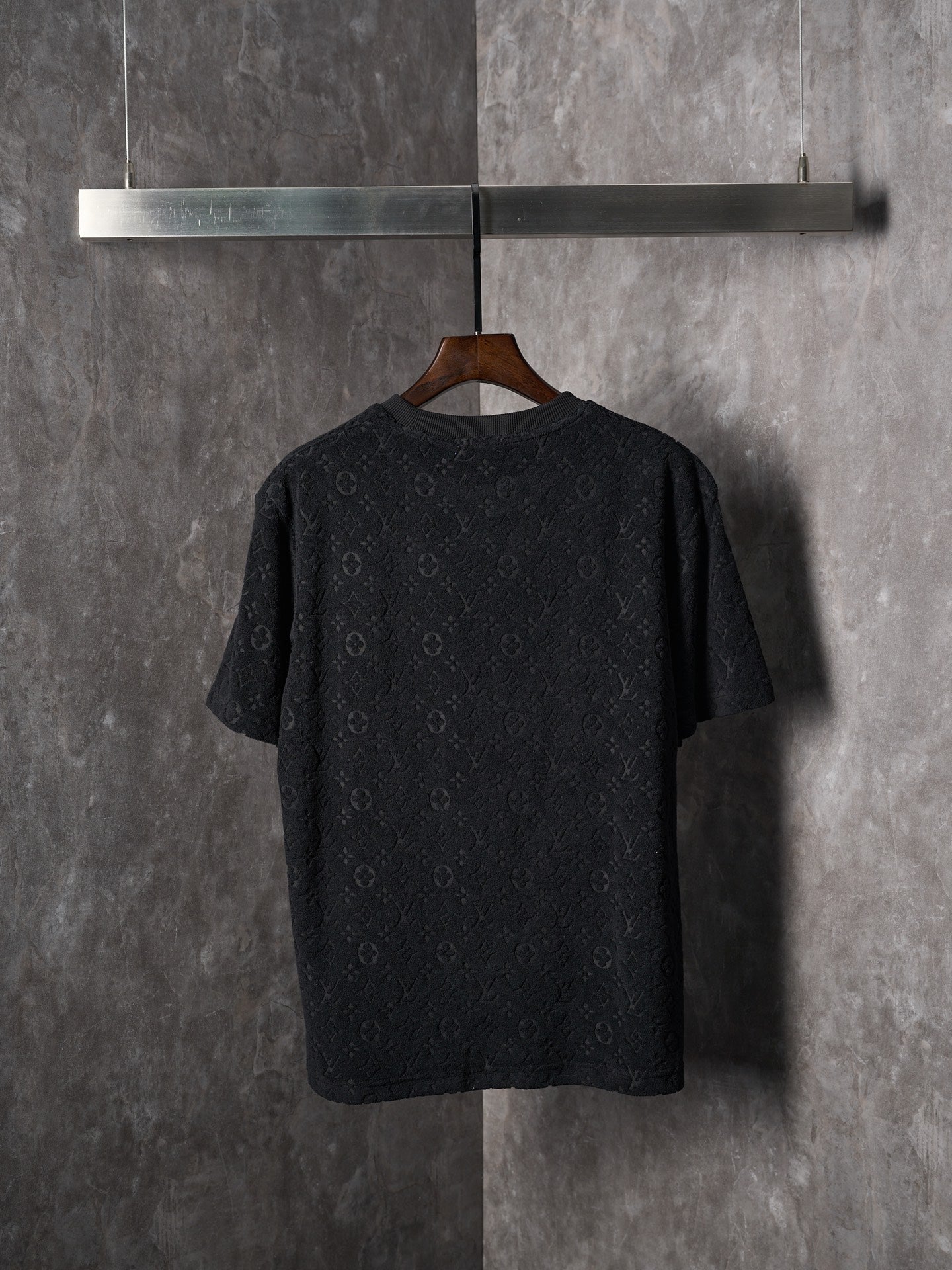 LV EMBOSSED Terry Cloth Short Sleeve shirt