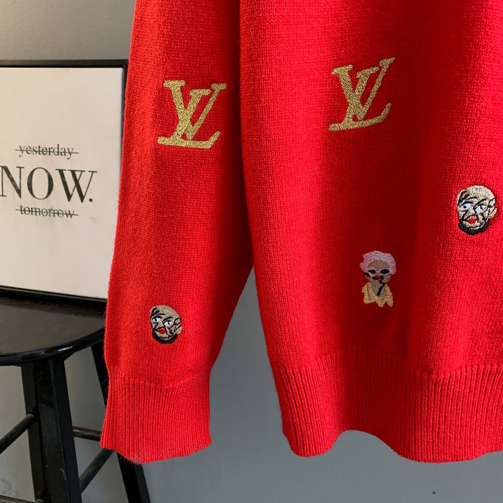 LV Jacquard Knit Sweater