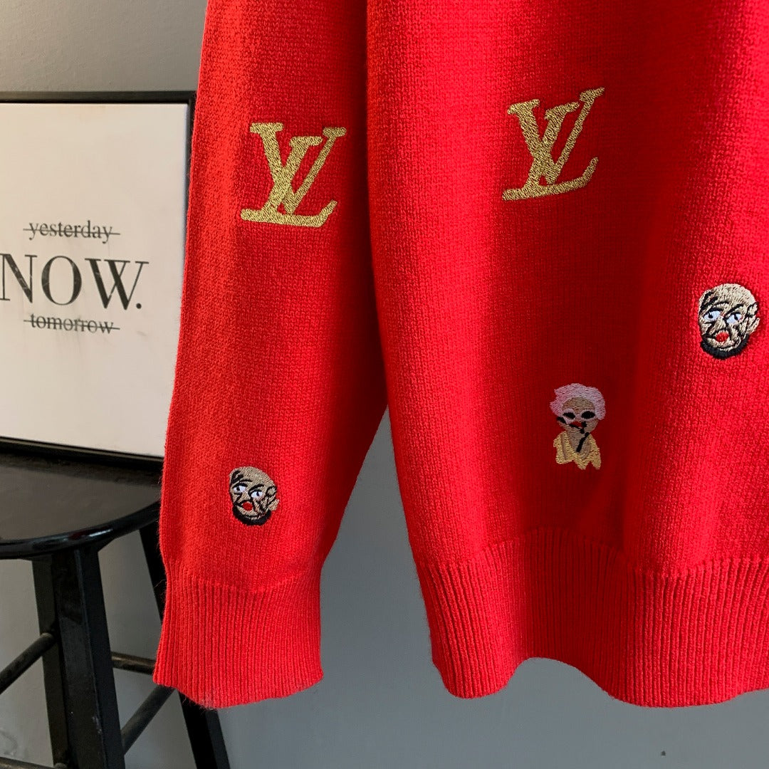 LV Jacquard Knit Sweater
