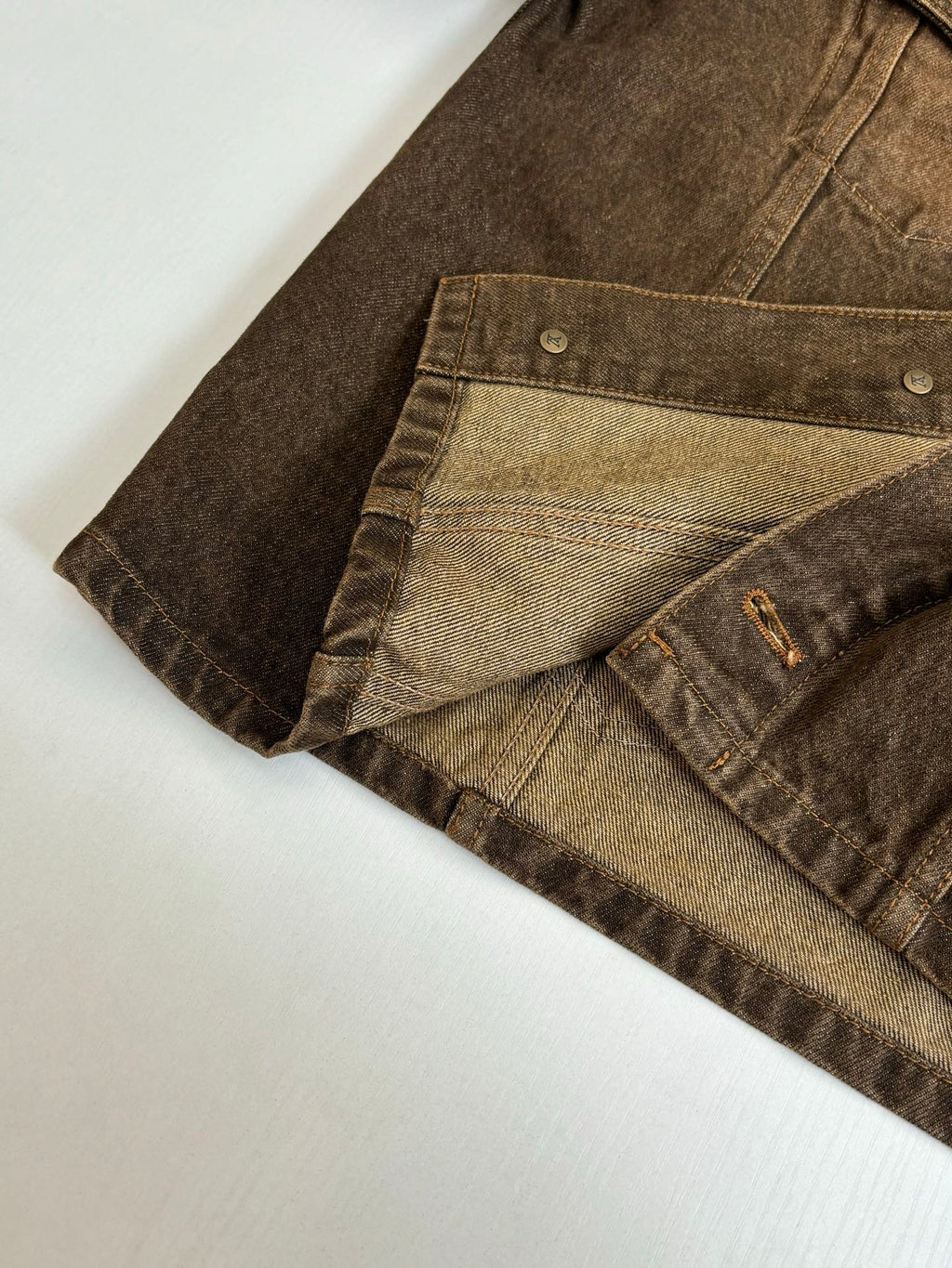 LV Coffee Denim Jacket