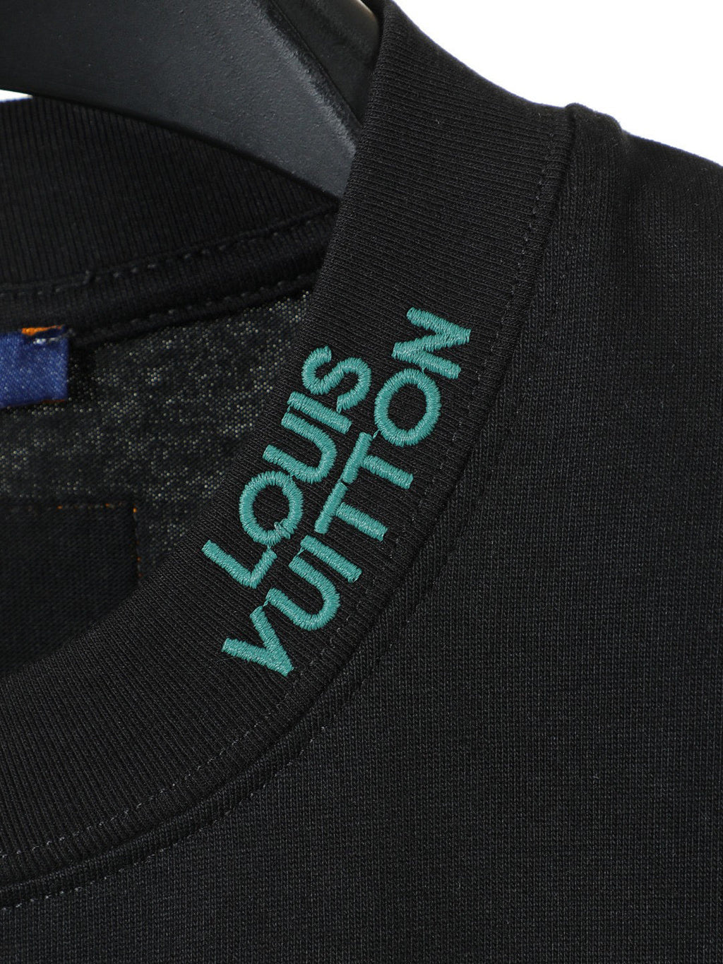 LV Embroidered Collar T-Shirt