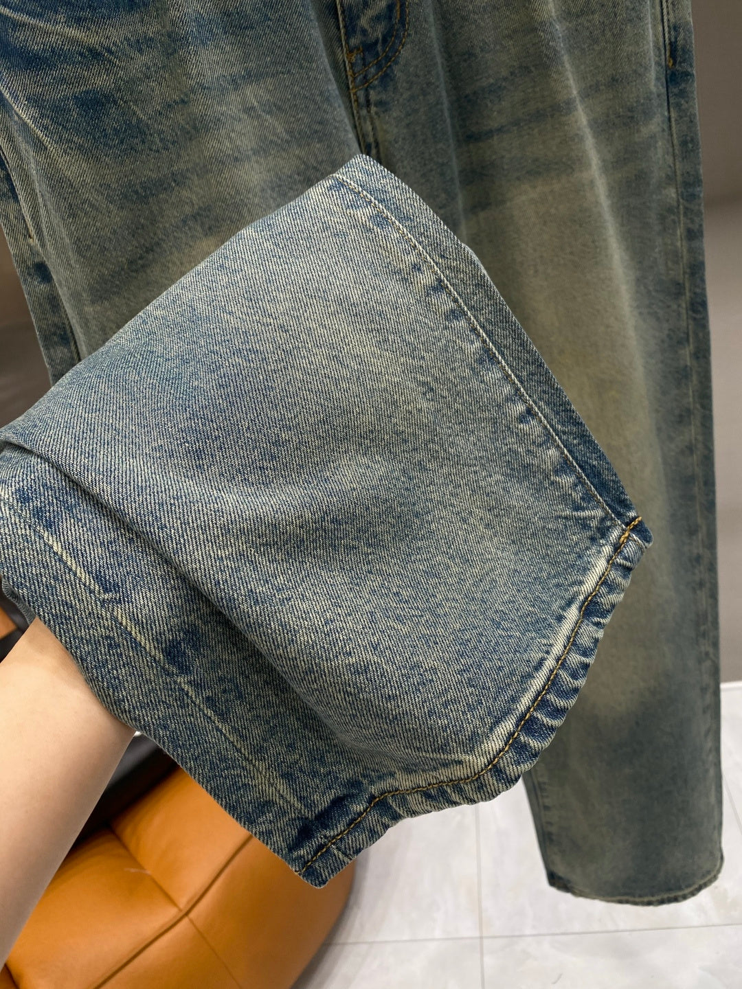 Fendi Washed Denim Jeans