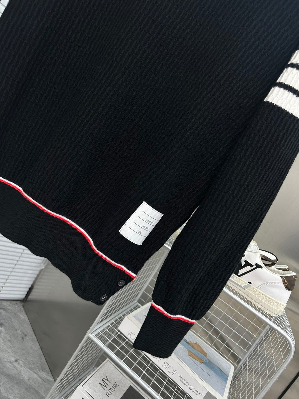 Tom Browne Men's Crew Neck Sweater