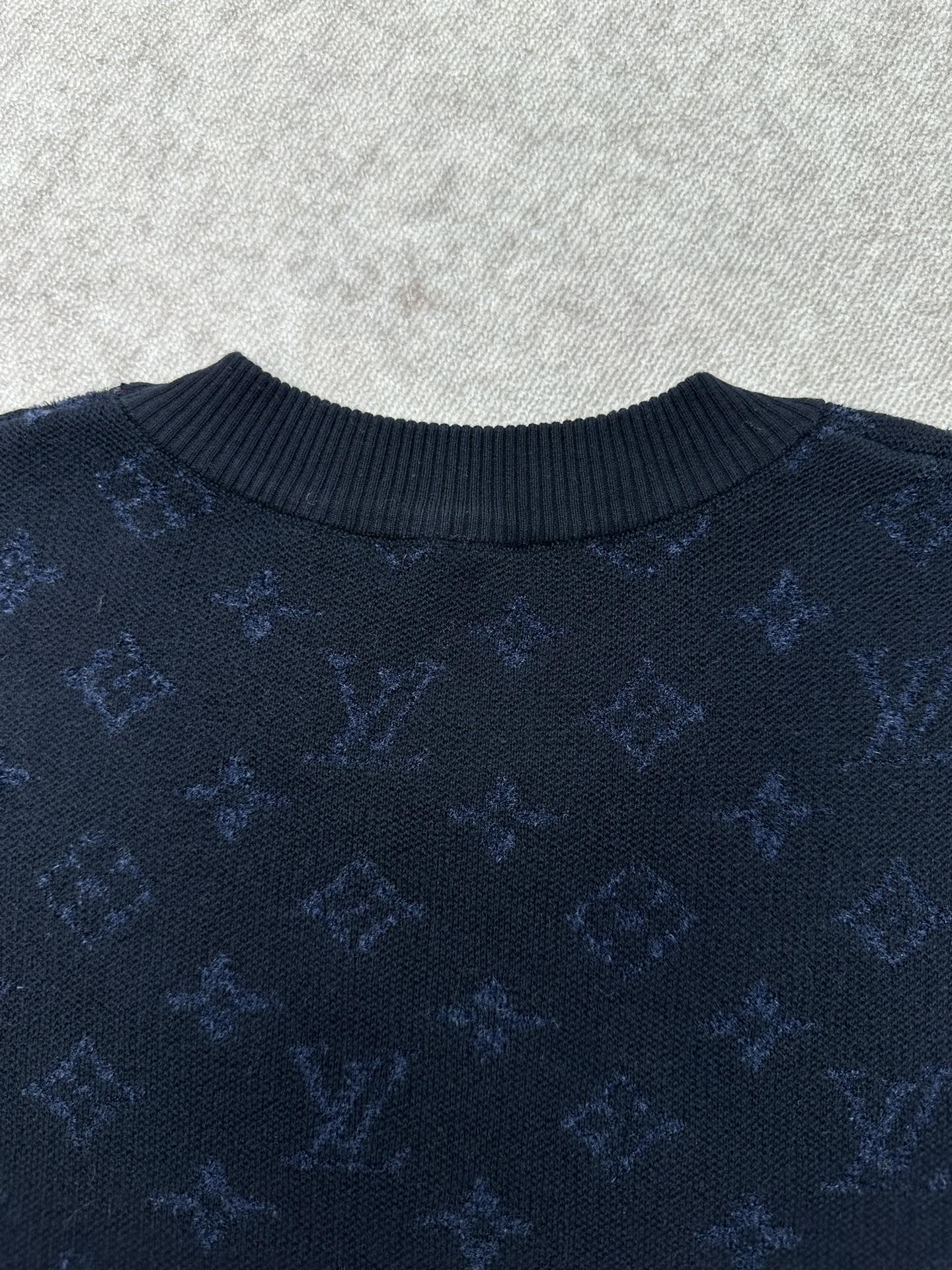 Louis Vuitton Jacquard Short-Sleeve Crew Neck Top