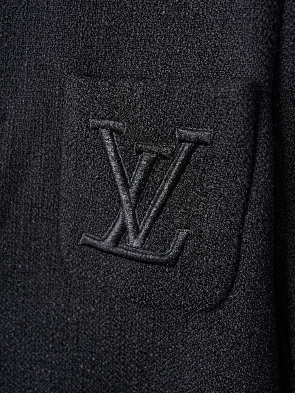 LV Pocket Embriodered Single-Breasted Jacket