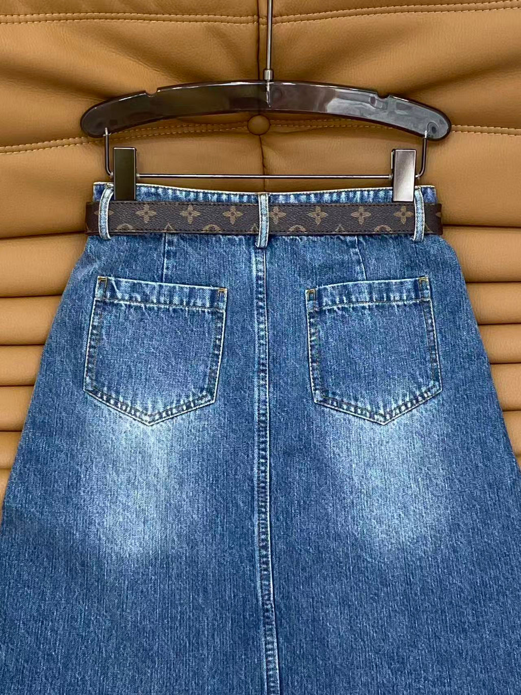 Women LV Denim Skirt