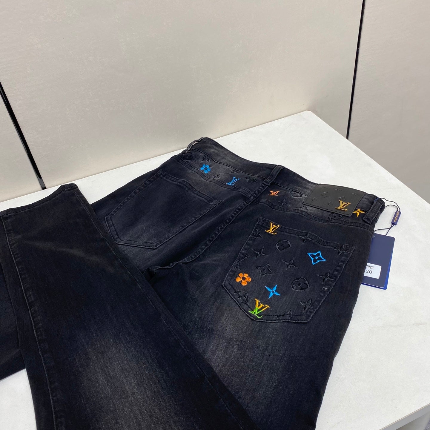 LV Slim Fit Straight Leg Jeans