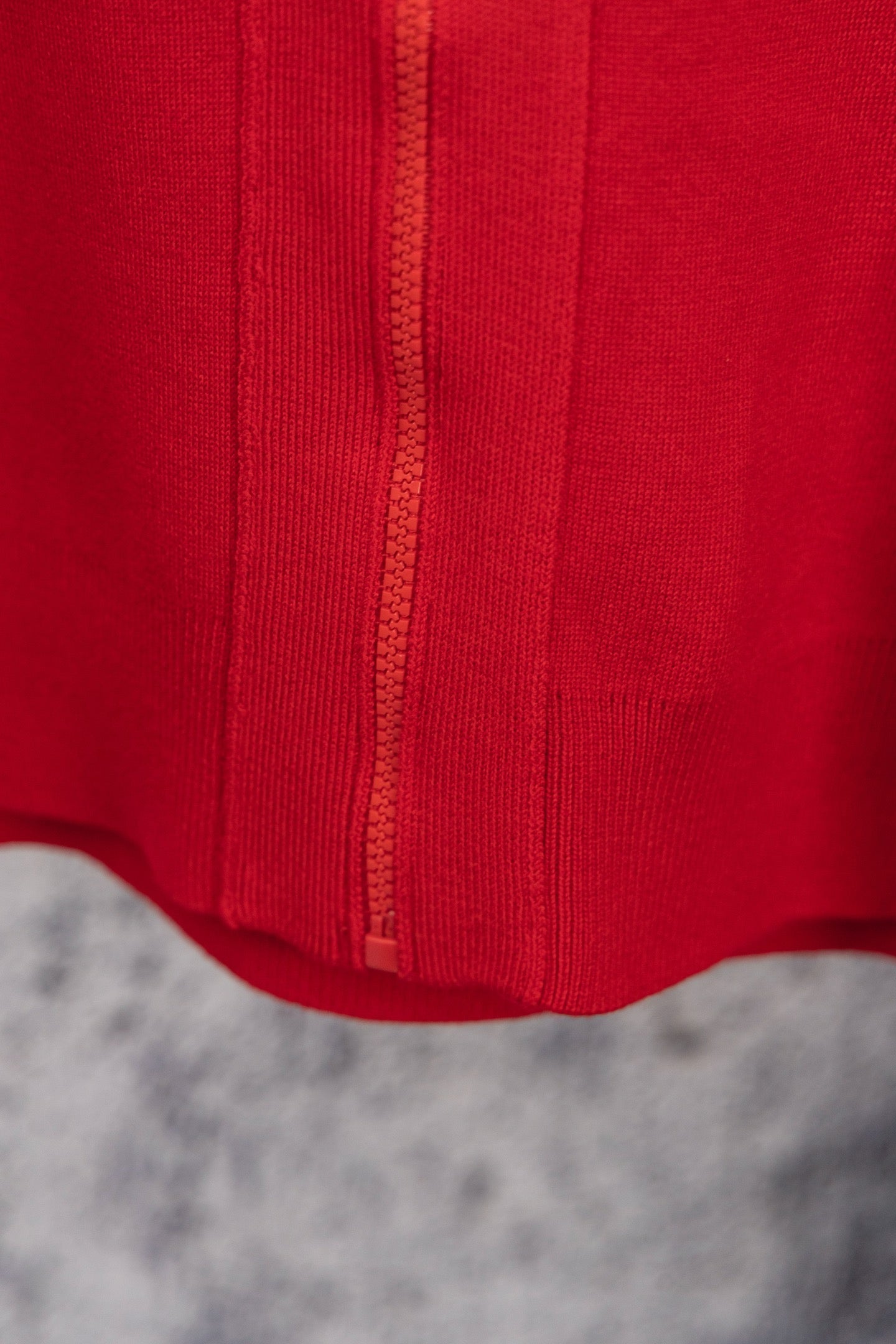 Red Reversible Christian Dior logo zip up hoodie Unisex