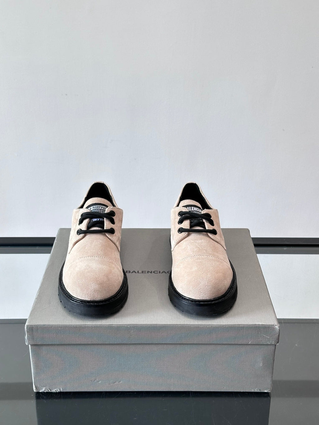 Balenciaga Geniune Leather Derby Shoes