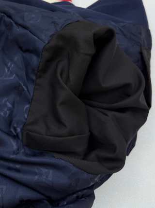 LV Embroidered Baseball Jacket