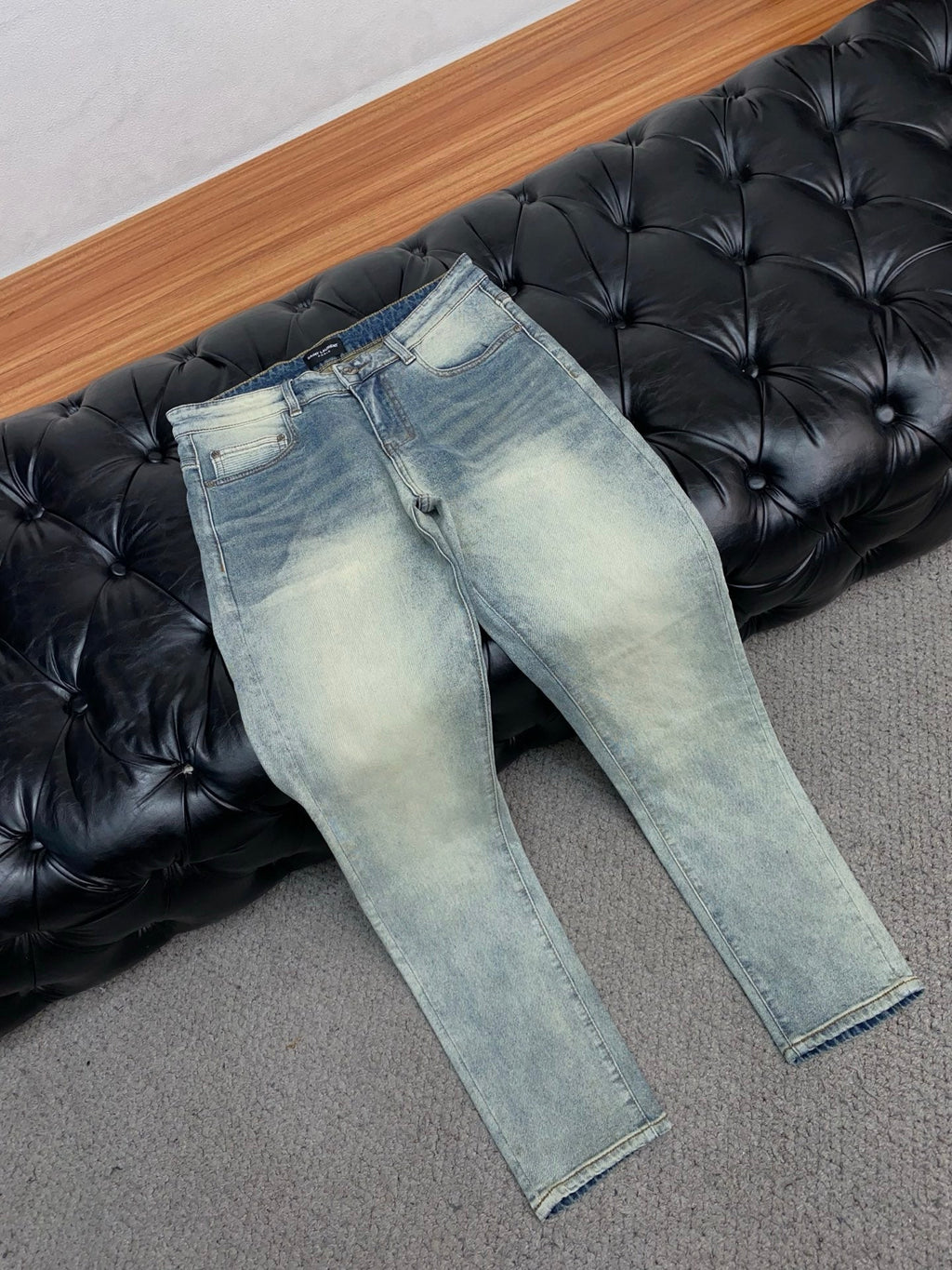 YSL Slim Fit Straight-Leg Jeans