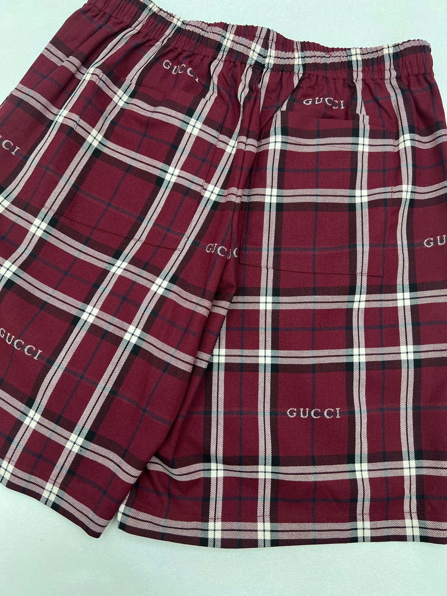 Gucci Plaid Shorts