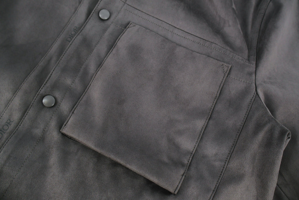 Dior Webbing Suede Jacket (Grey)