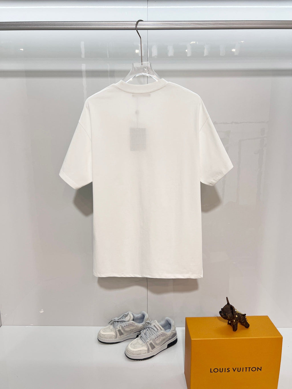 LV 3D ski mountain foam flock T shirt