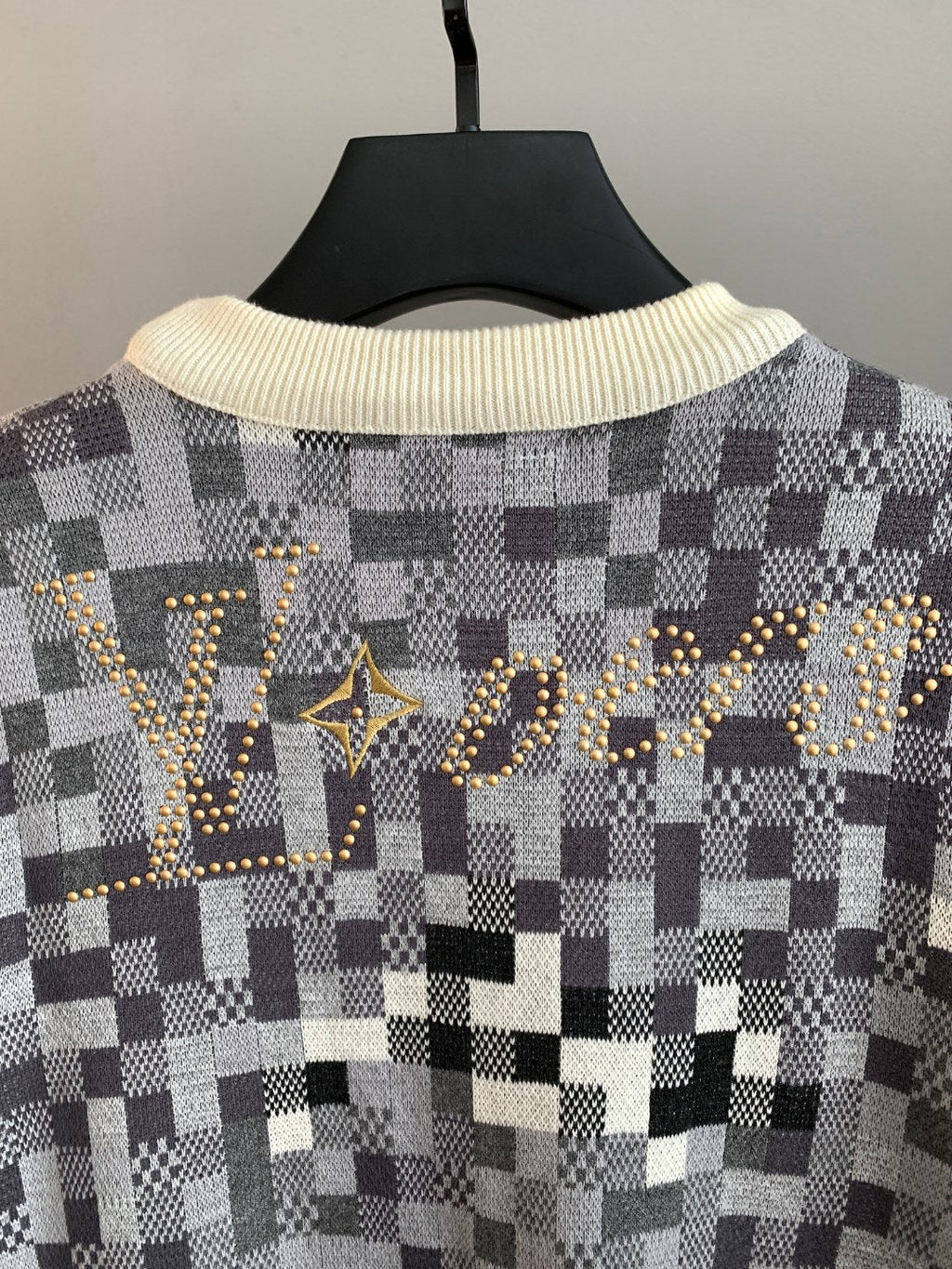 LV Camouflage Mosaic Knit Sweater
