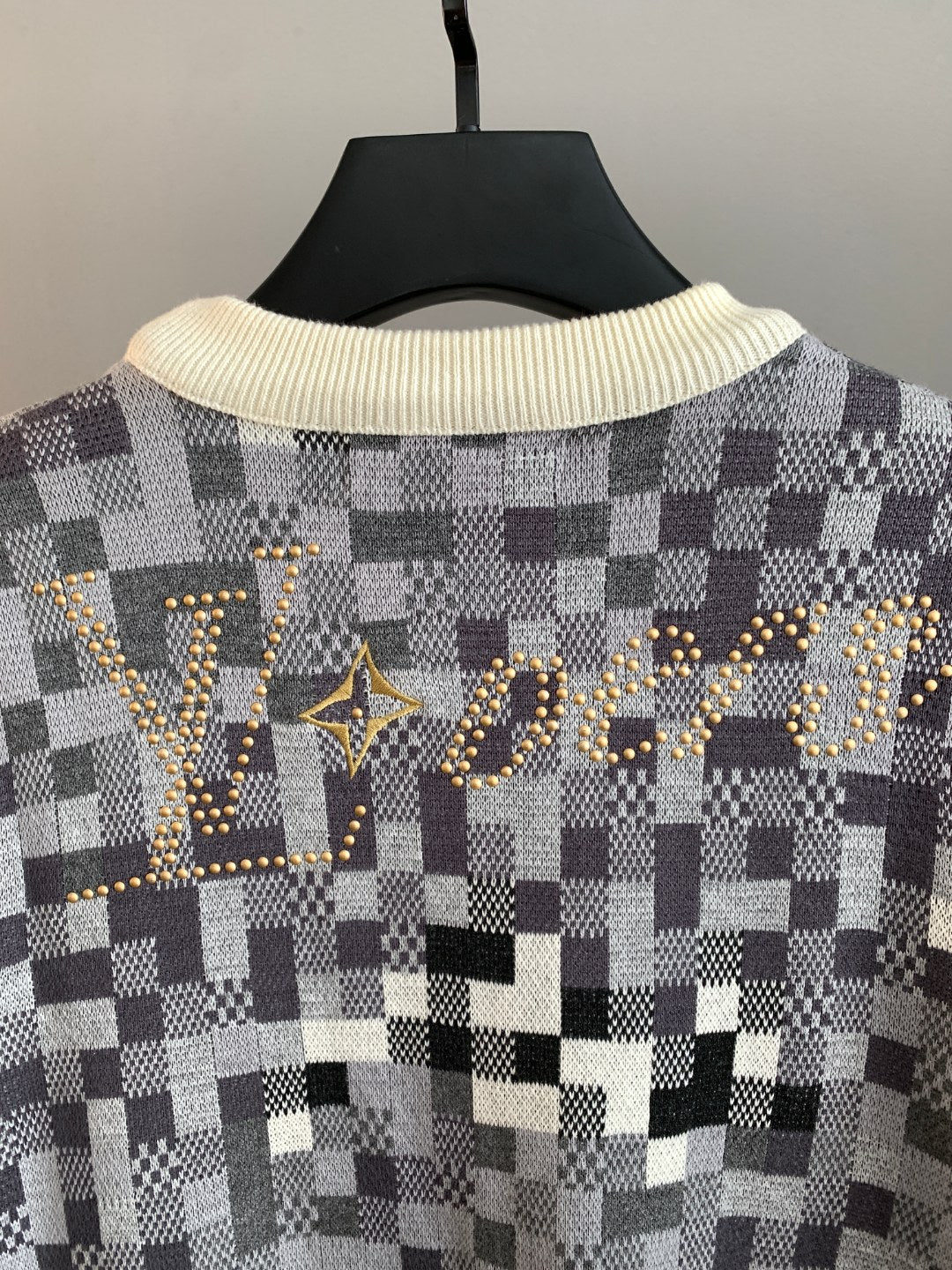 LV Camouflage Mosaic Knit Sweater