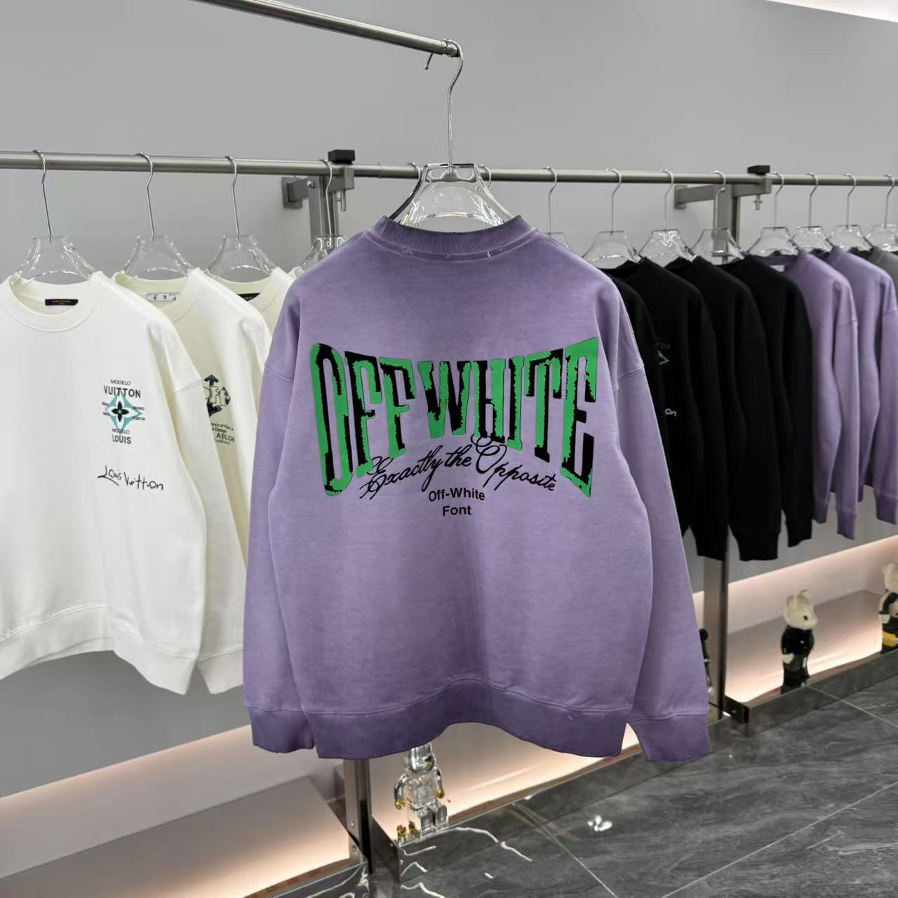 OFF Crew Neck Sweater