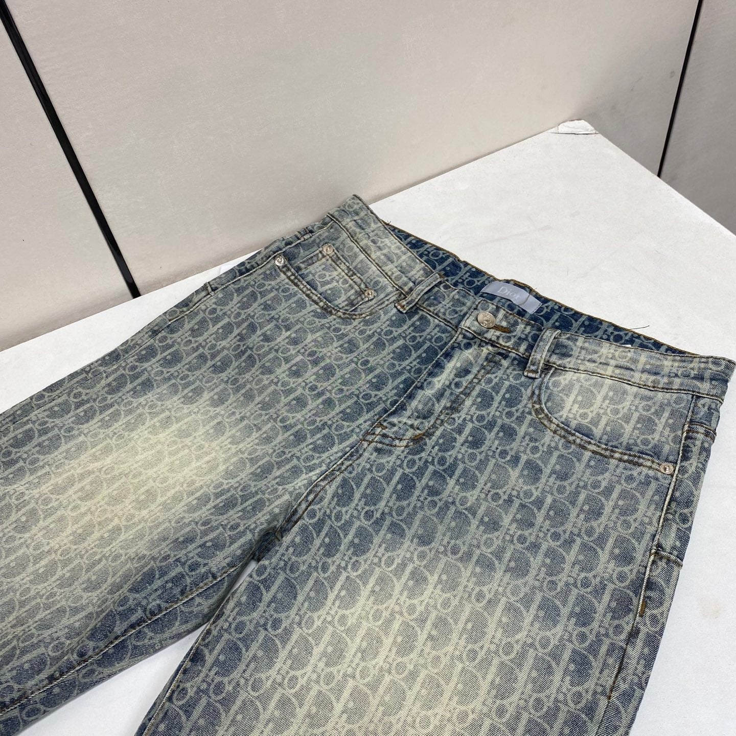 Dior Washed Denim Shorts