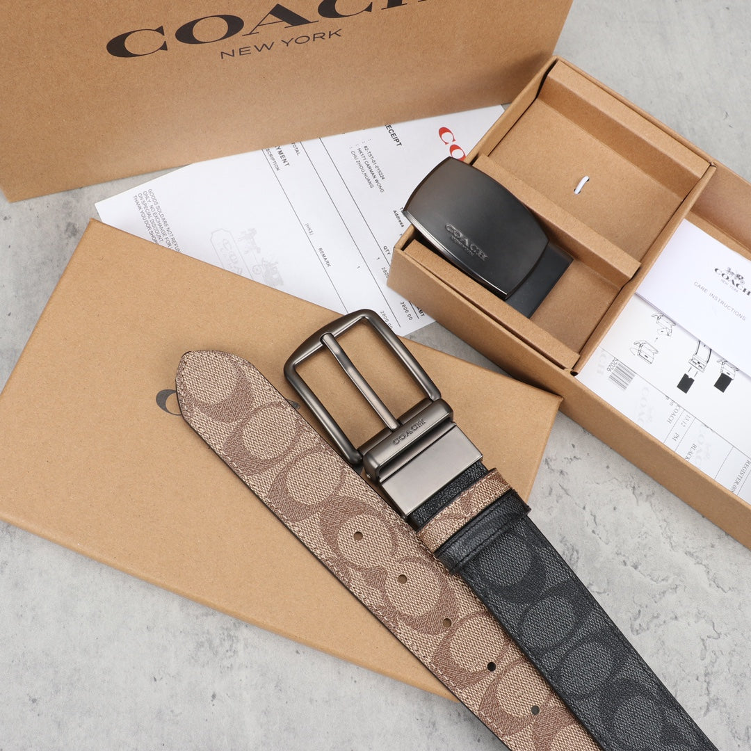 Coach reversible belt