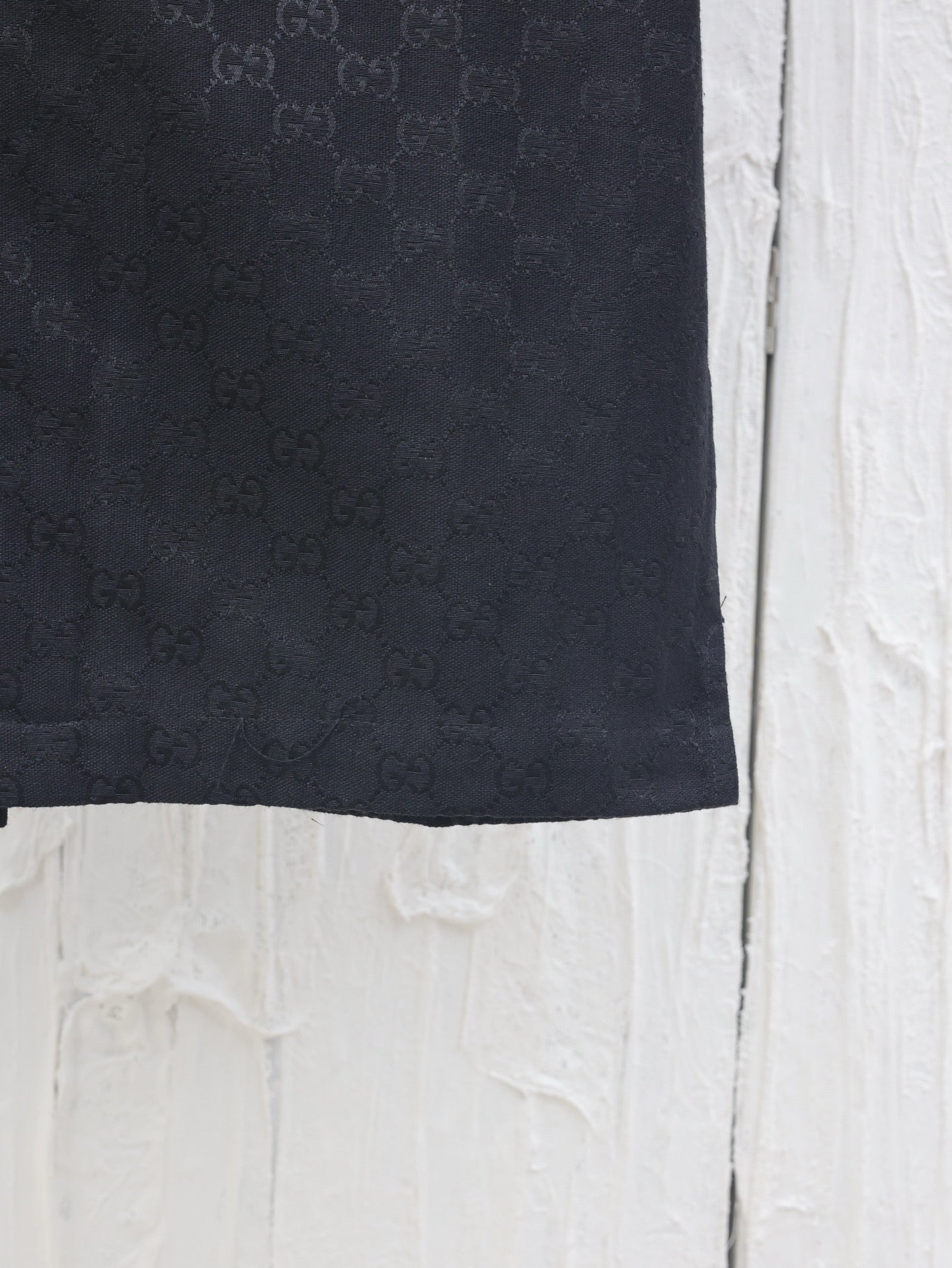 GG Autumn New Double G Jacquard Short-Sleeve Shirt