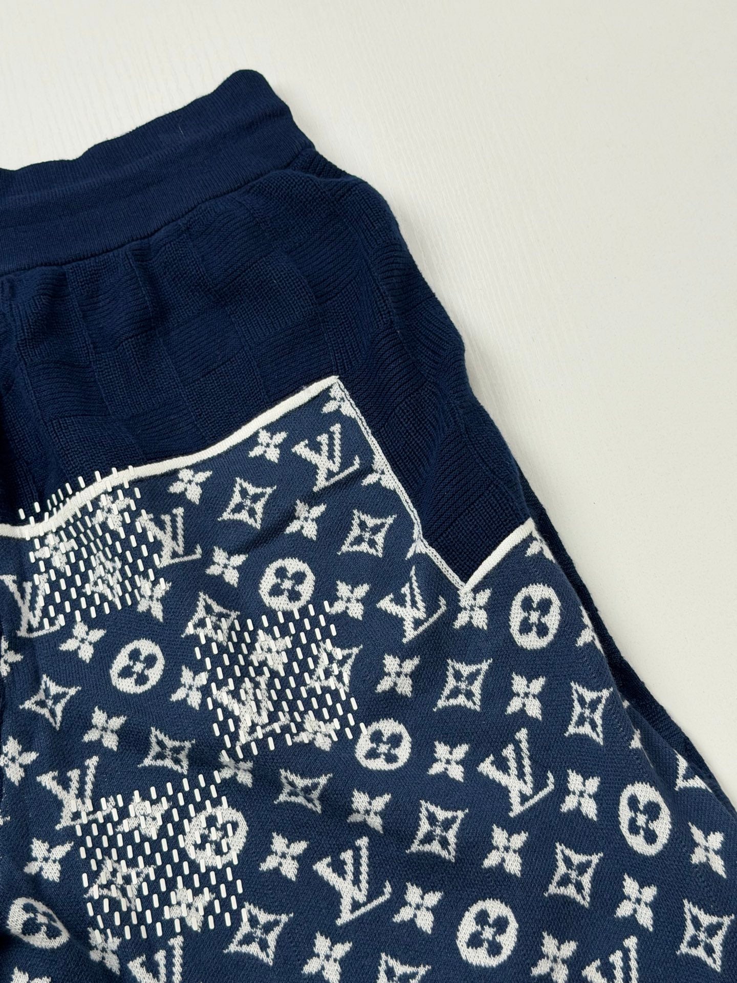LV Monogram Jacquard Knit Shorts