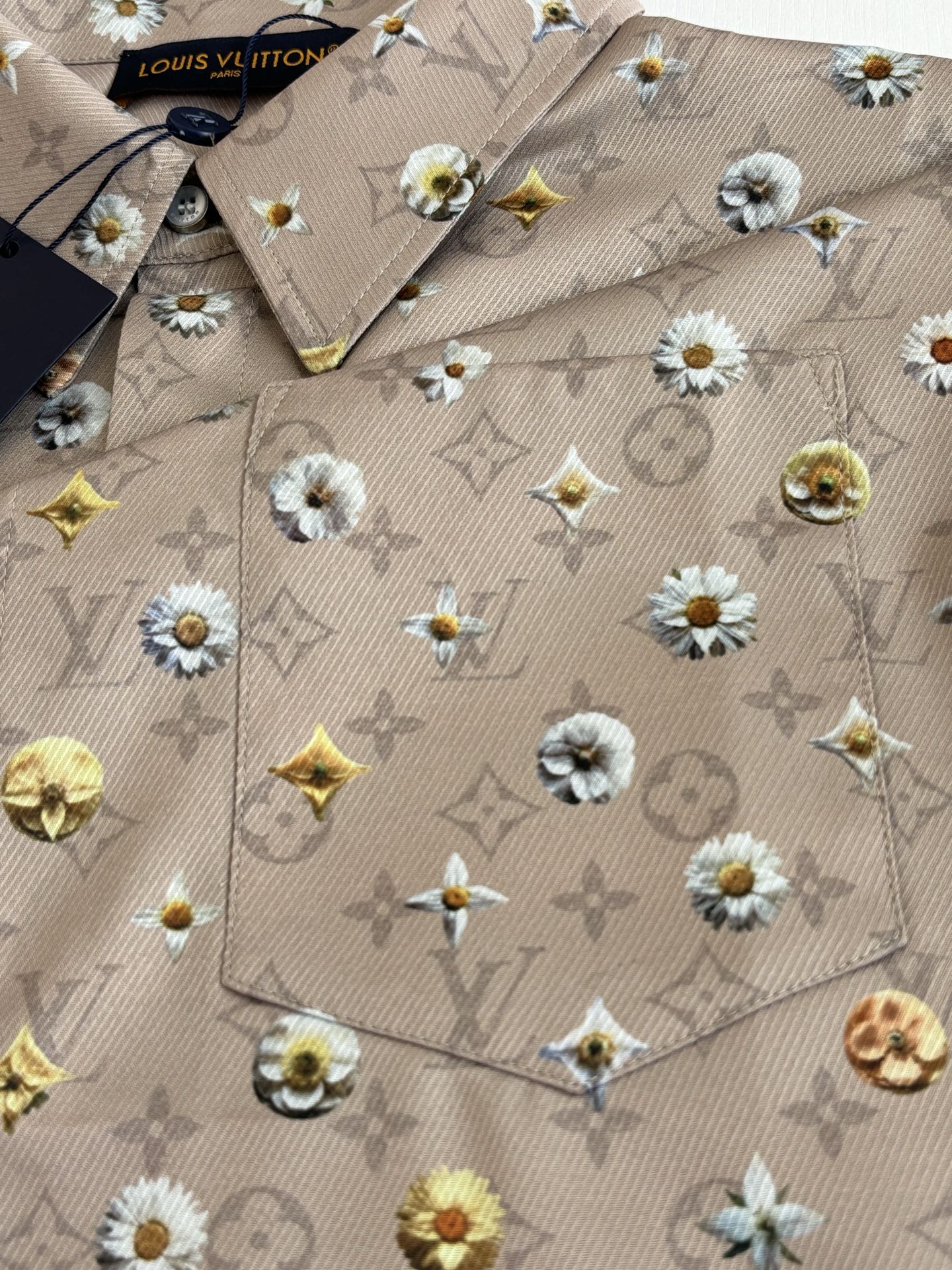 LV Monogram Daisy Print Shirt