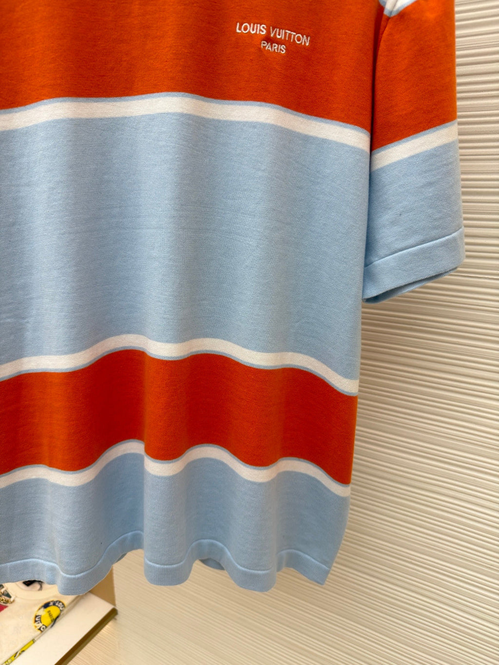 LV Monogram Striped Knit T-Shirt