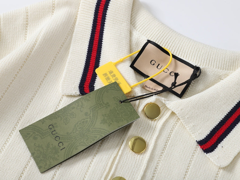 Gucci Strip Lolita shirt w/embroidery